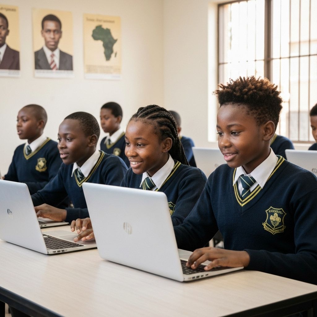 Students learning together
